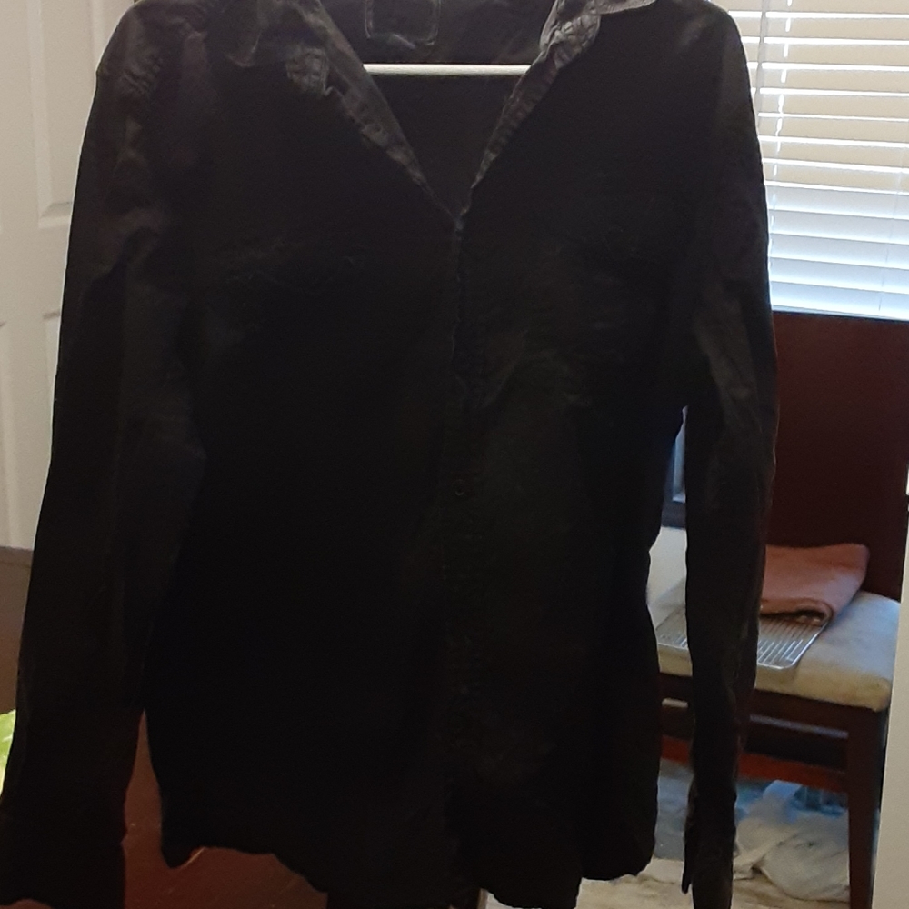 Black jean flannel